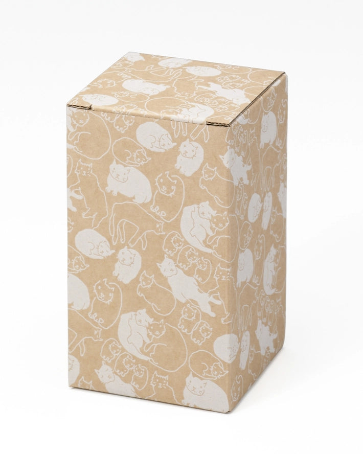 Cat Tumbler in Orange and Green, from Aderia