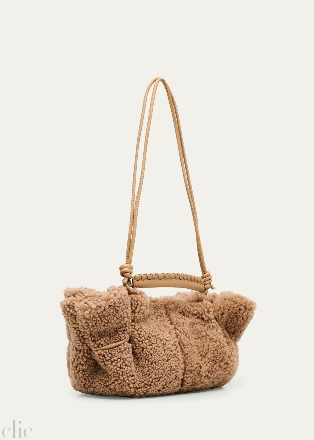 Arta Mini Curly Shearling in Sand, from Hereu