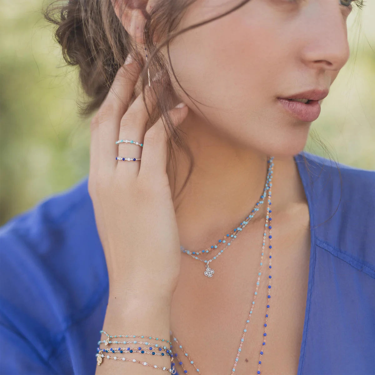 Classic Gigi Sapphire Bracelet, Yellow Gold from Gigi Clozeau