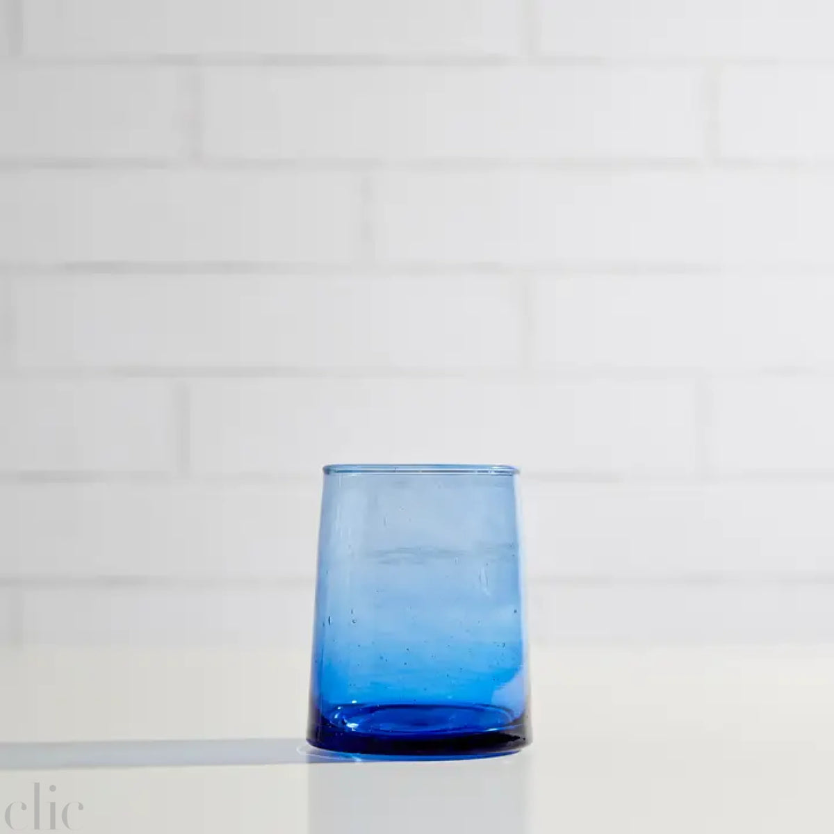 Moroccan Cone Glassware in Blue