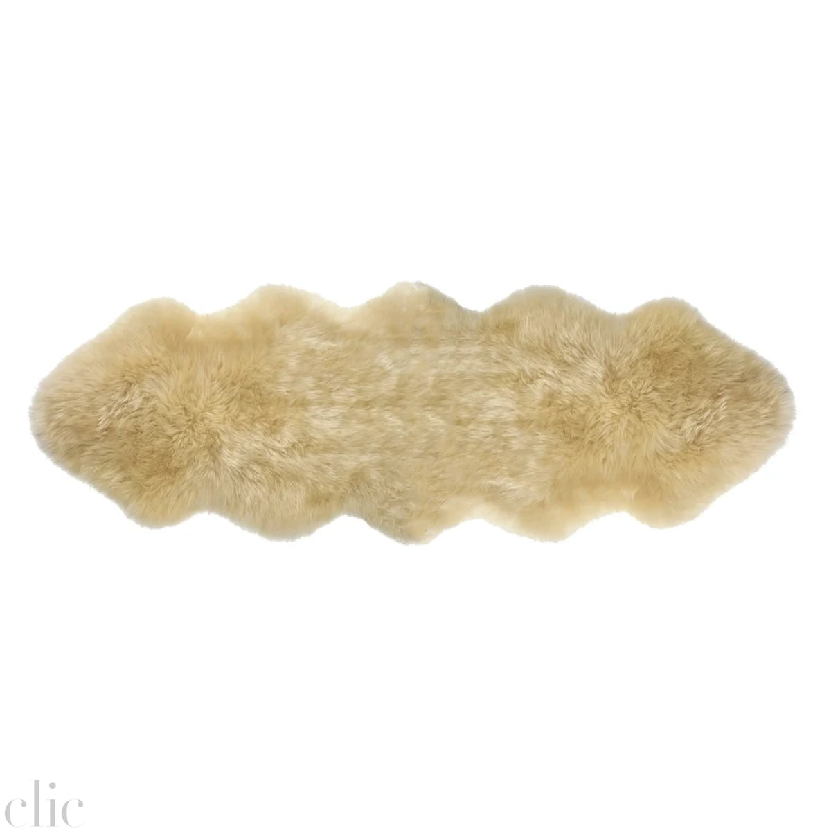 Long Woll Double Sheepskin in Off White