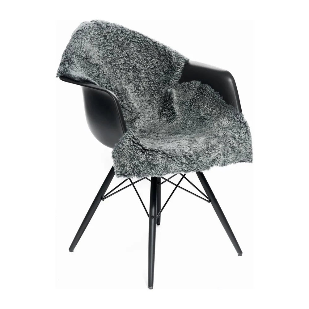 Curly Rug in Graphite, from Natures Collection