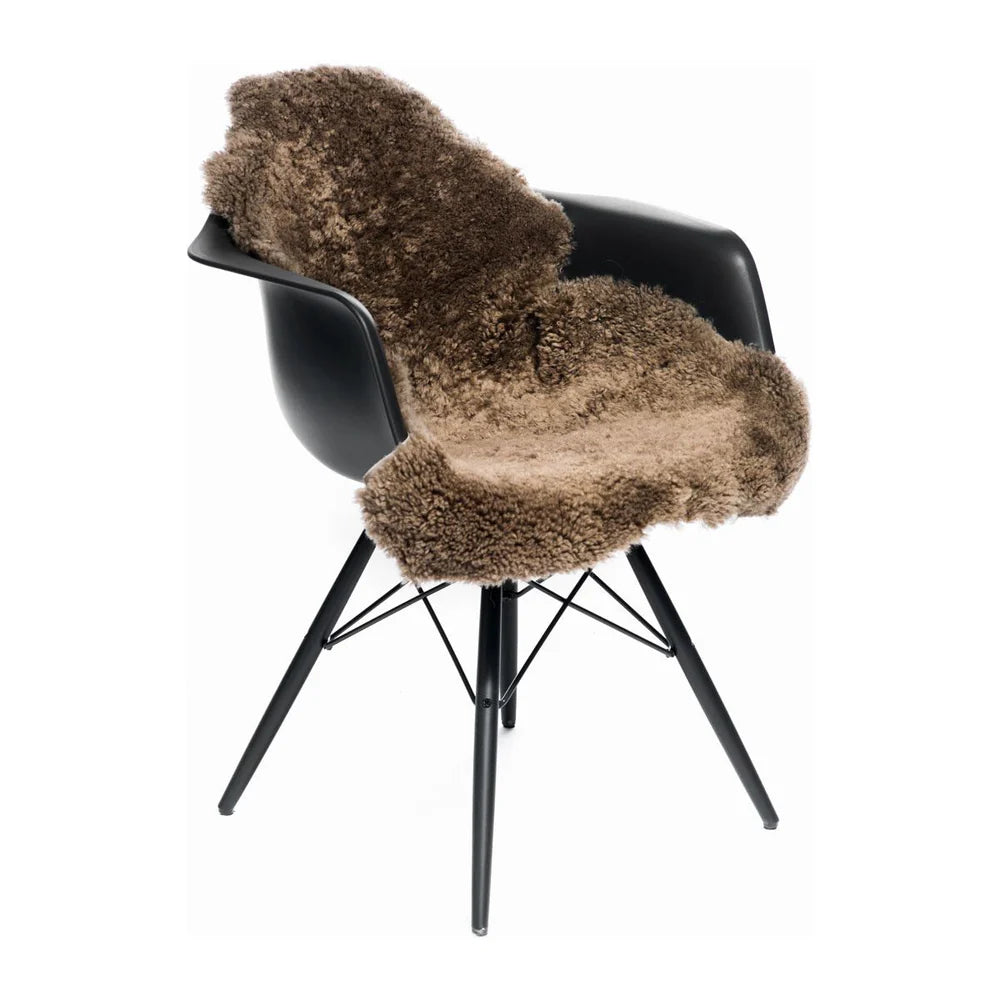 Curly Sheepskin Rug in Taupe, from Natures Collection