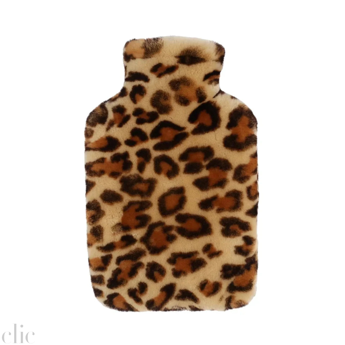 Moccasin Hot Water Bottle in Leopard
