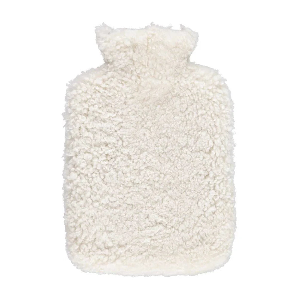 Sheepskin Hot Water Bottle in Pearl, from Natures Collection