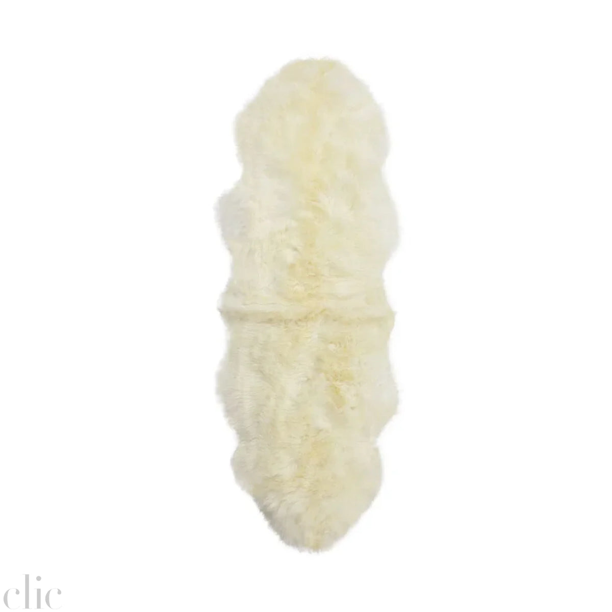 Long Wool Sheepskin in Ivory