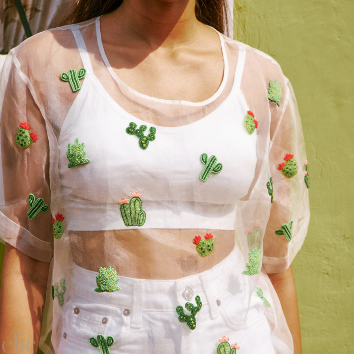 Cactus Organza Top, from Olivia Dar