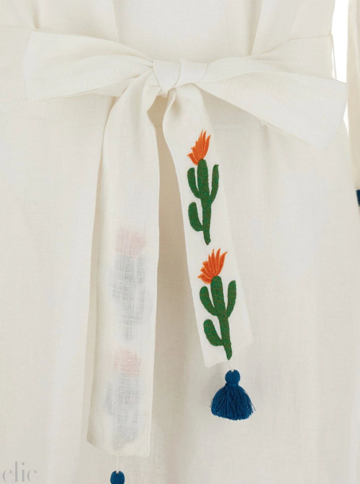 Congo Veronica Kaftan in Natural, from Benaras by Citrus