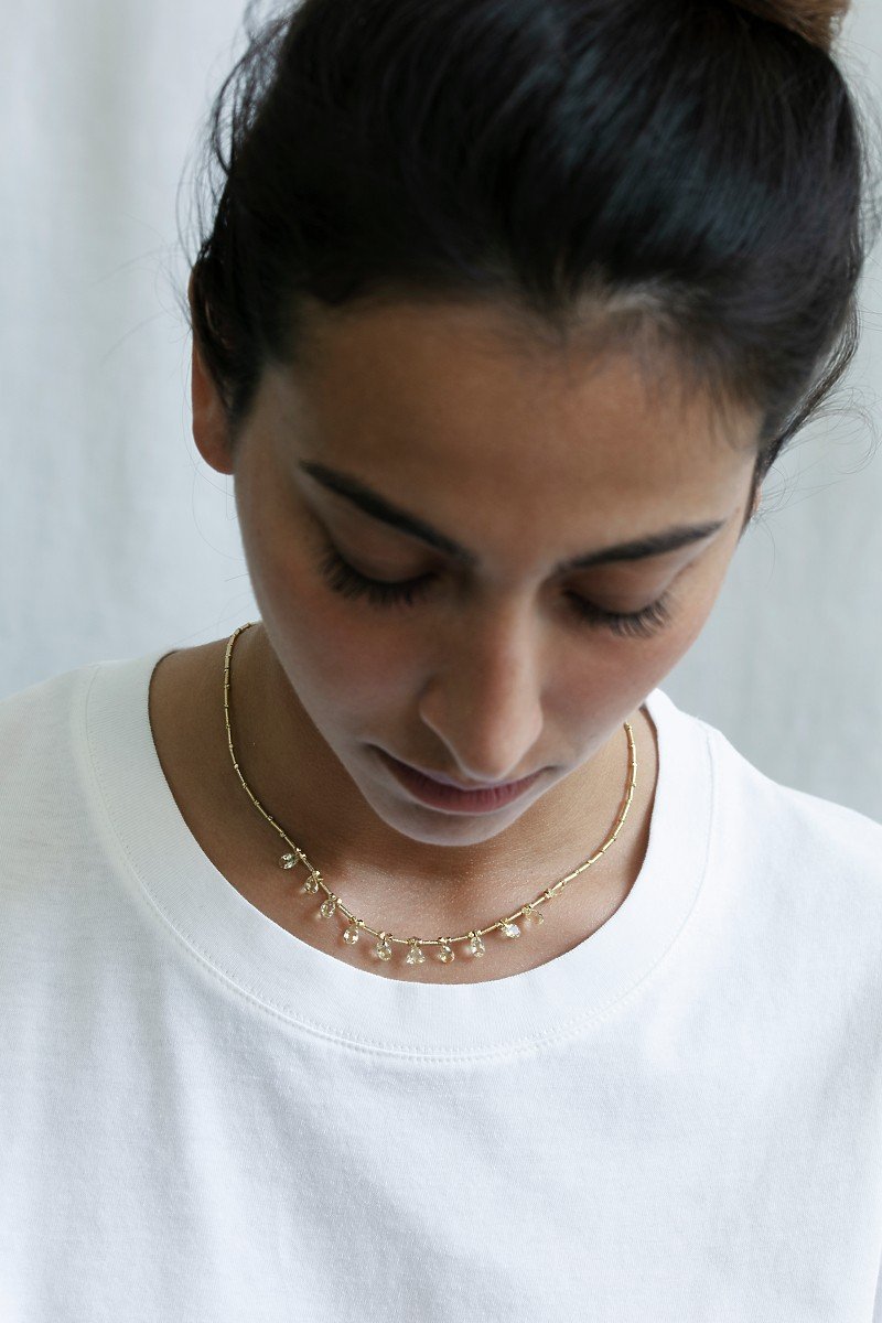 Citrony Diamond Necklace, from 5 Octobre
