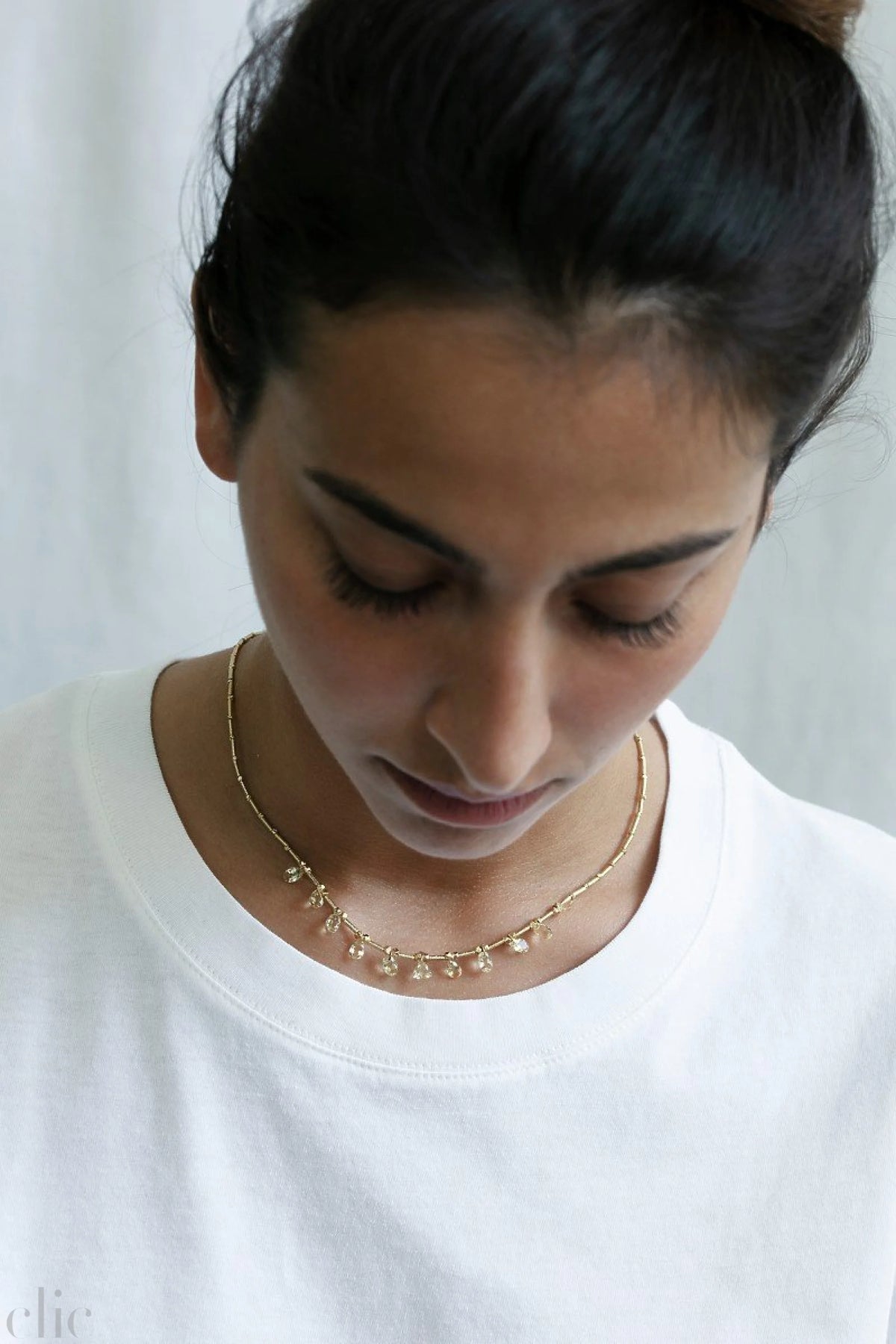 Citrony Diamond Necklace, from 5 Octobre