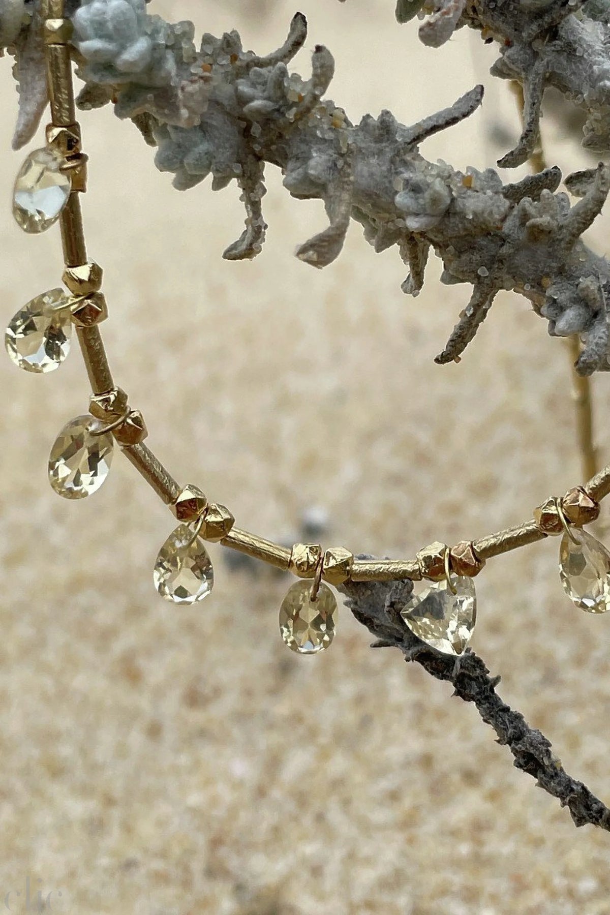 Citrony Diamond Necklace, from 5 Octobre