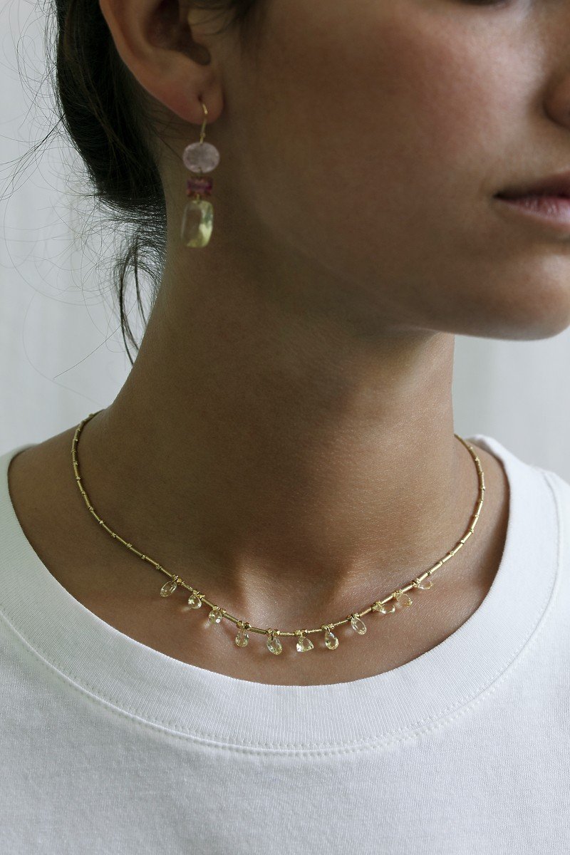 Citrony Diamond Necklace, from 5 Octobre