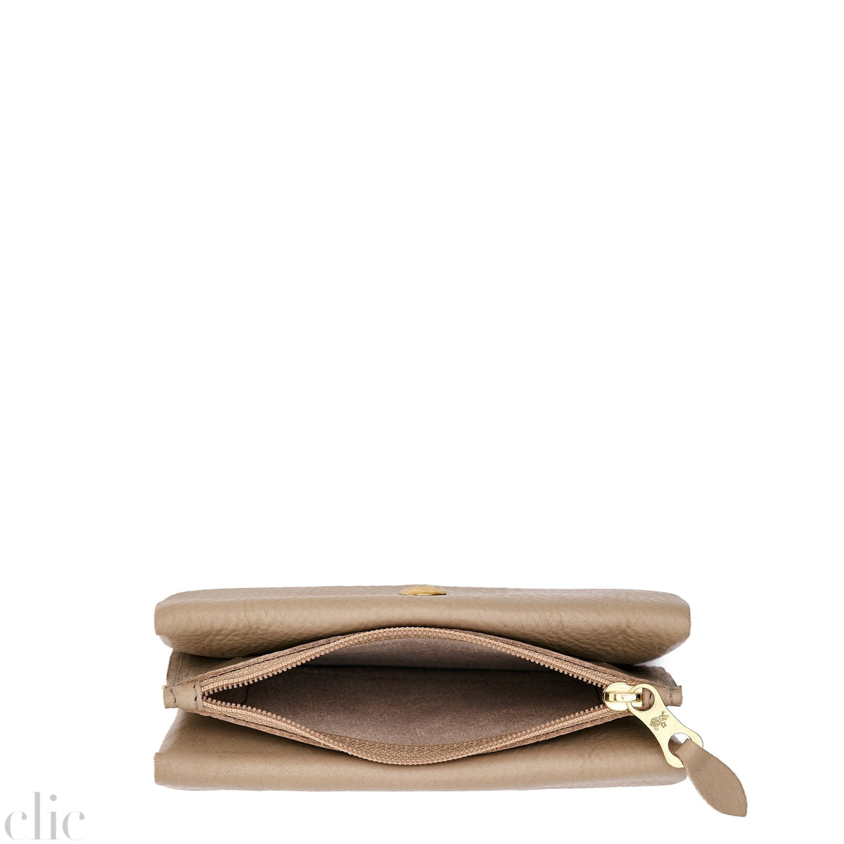 Classic Pouch in Beige Vasari, from IL Bisonte