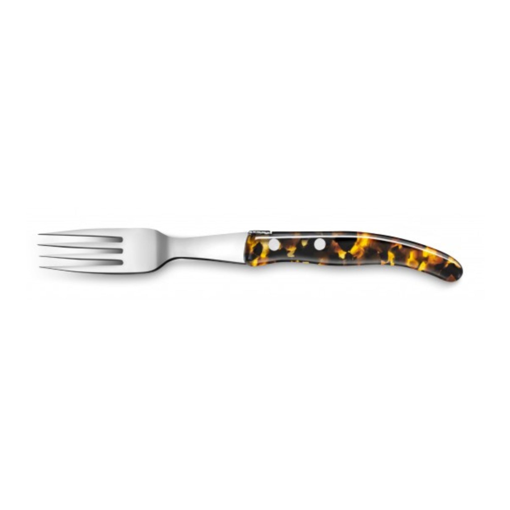 Berlingot Box of 6 Steak Forks in Flake, from Claude Dozorme