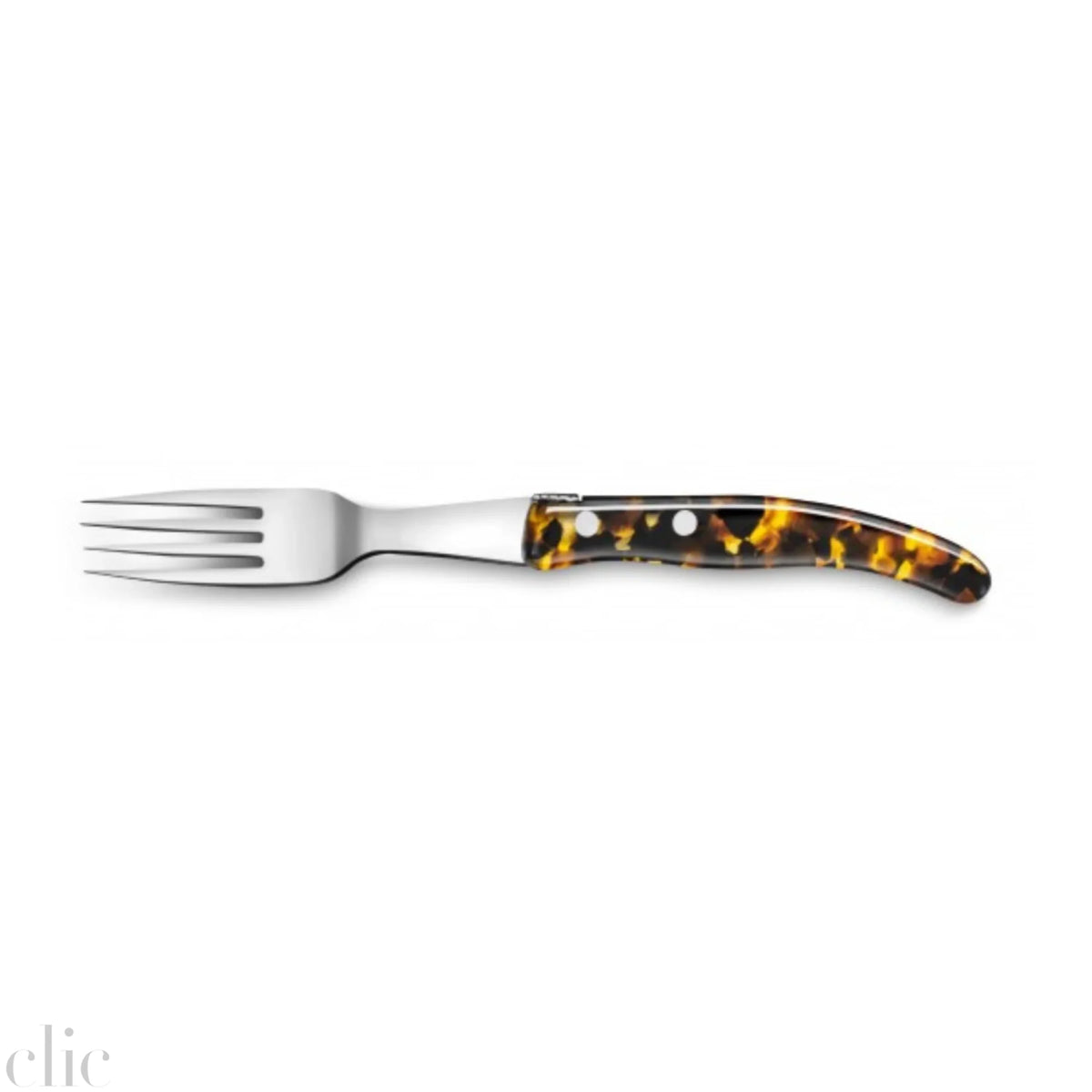 Berlingot Box of 6 Steak Forks in Flake, from Claude Dozorme