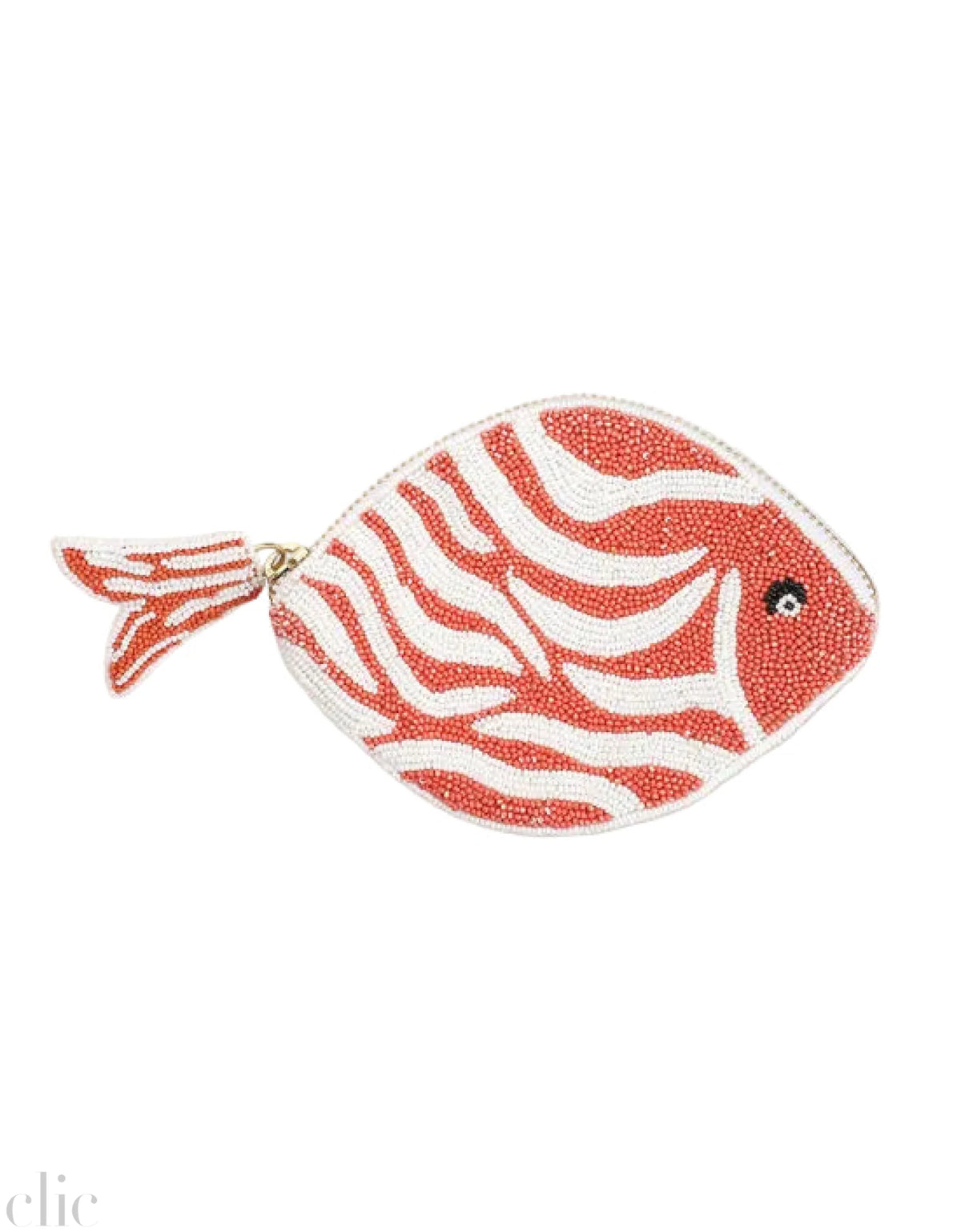 Candy Fish Coin Purse in Orange, from Olivia Dar