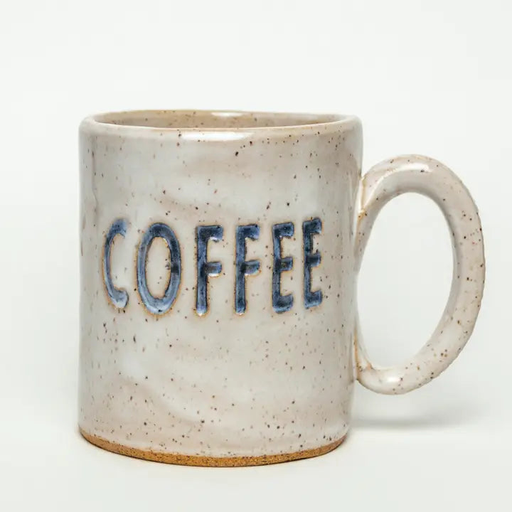 Ceramic 'Coffee' Mug, from White Squirrel Clayworks