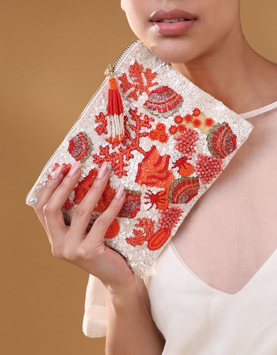 Coral Pouch, from Olivia Dar
