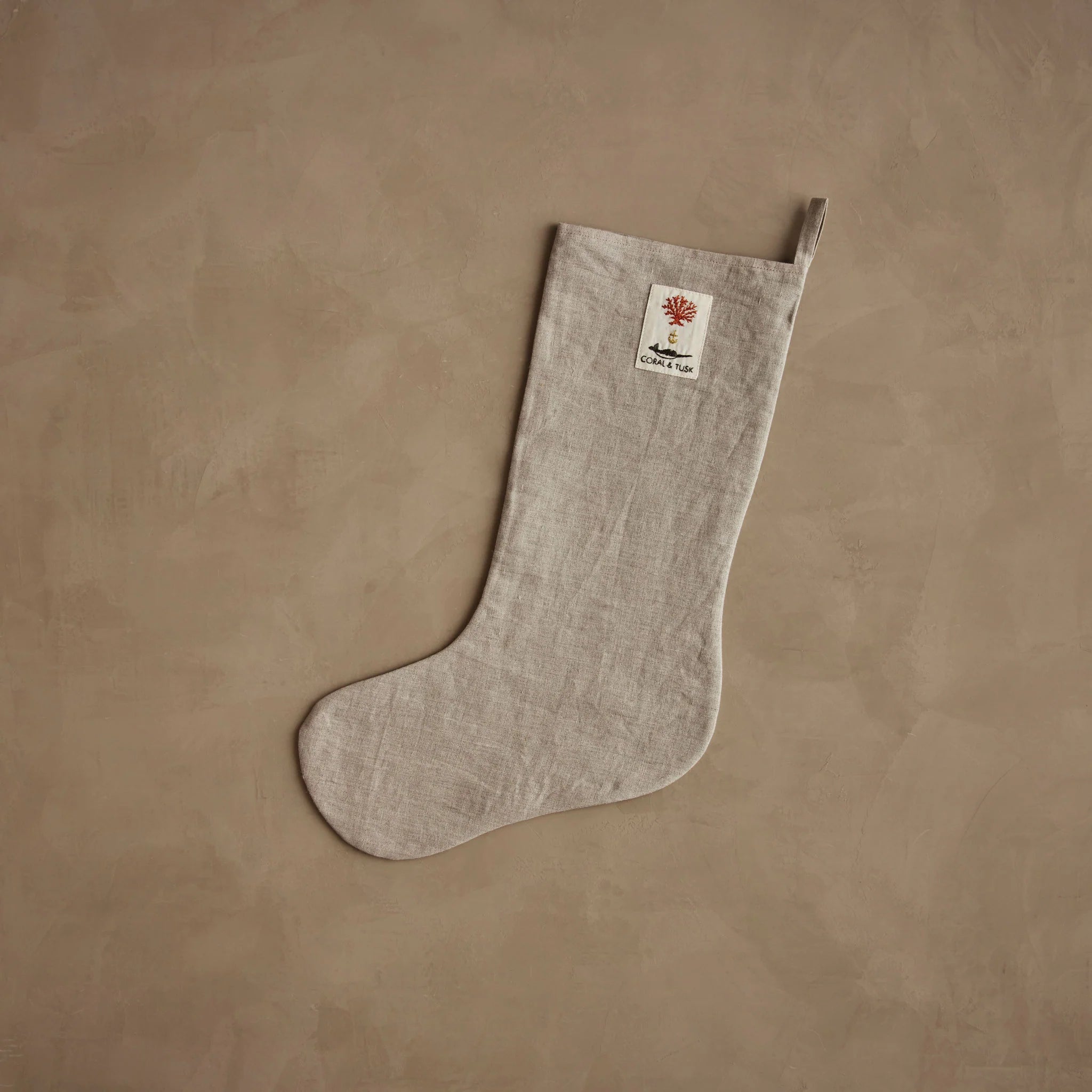 Large Santa on Donkey Stocking, from Coral & Tusk
