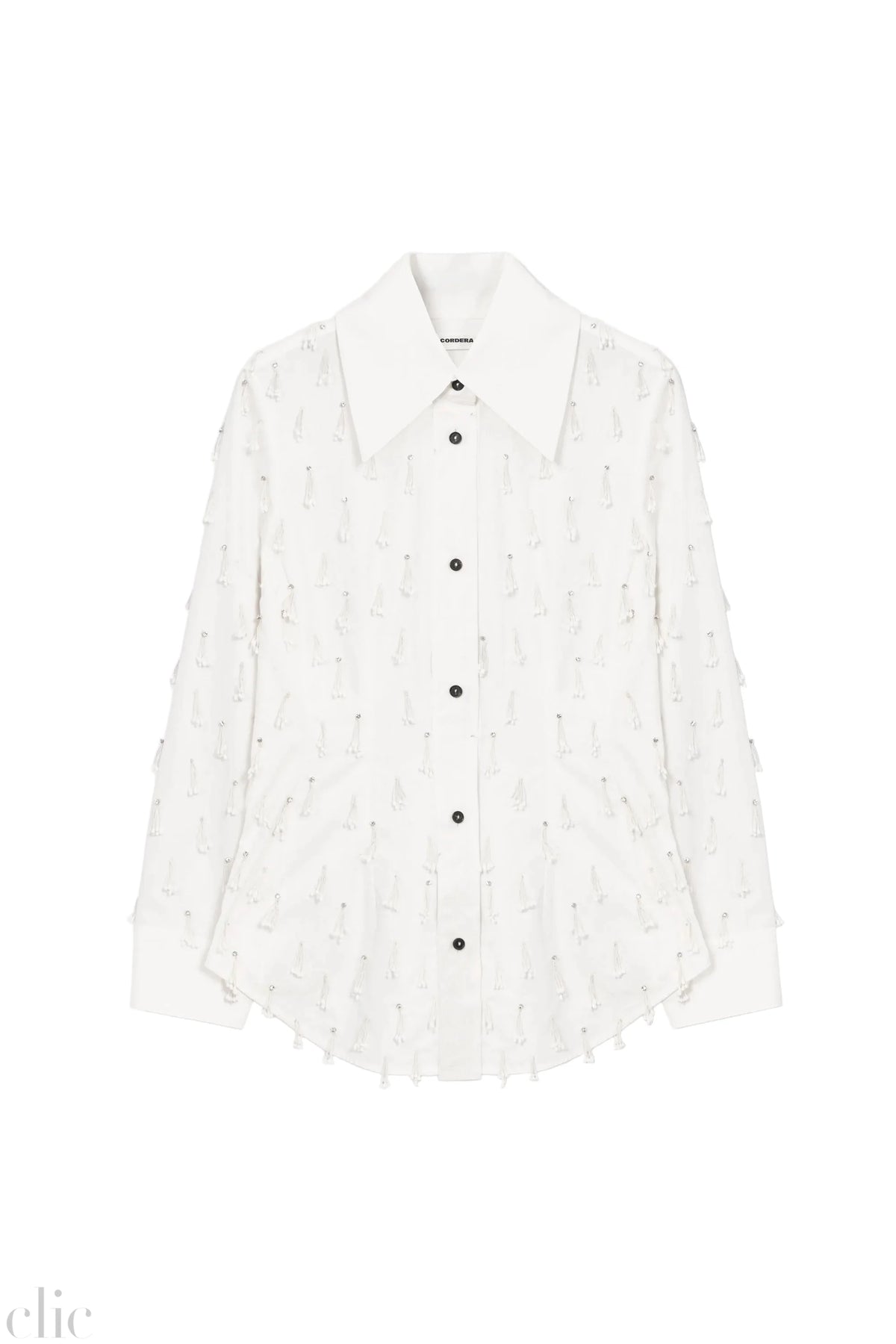 Petalos Shirt in White, from Cordera