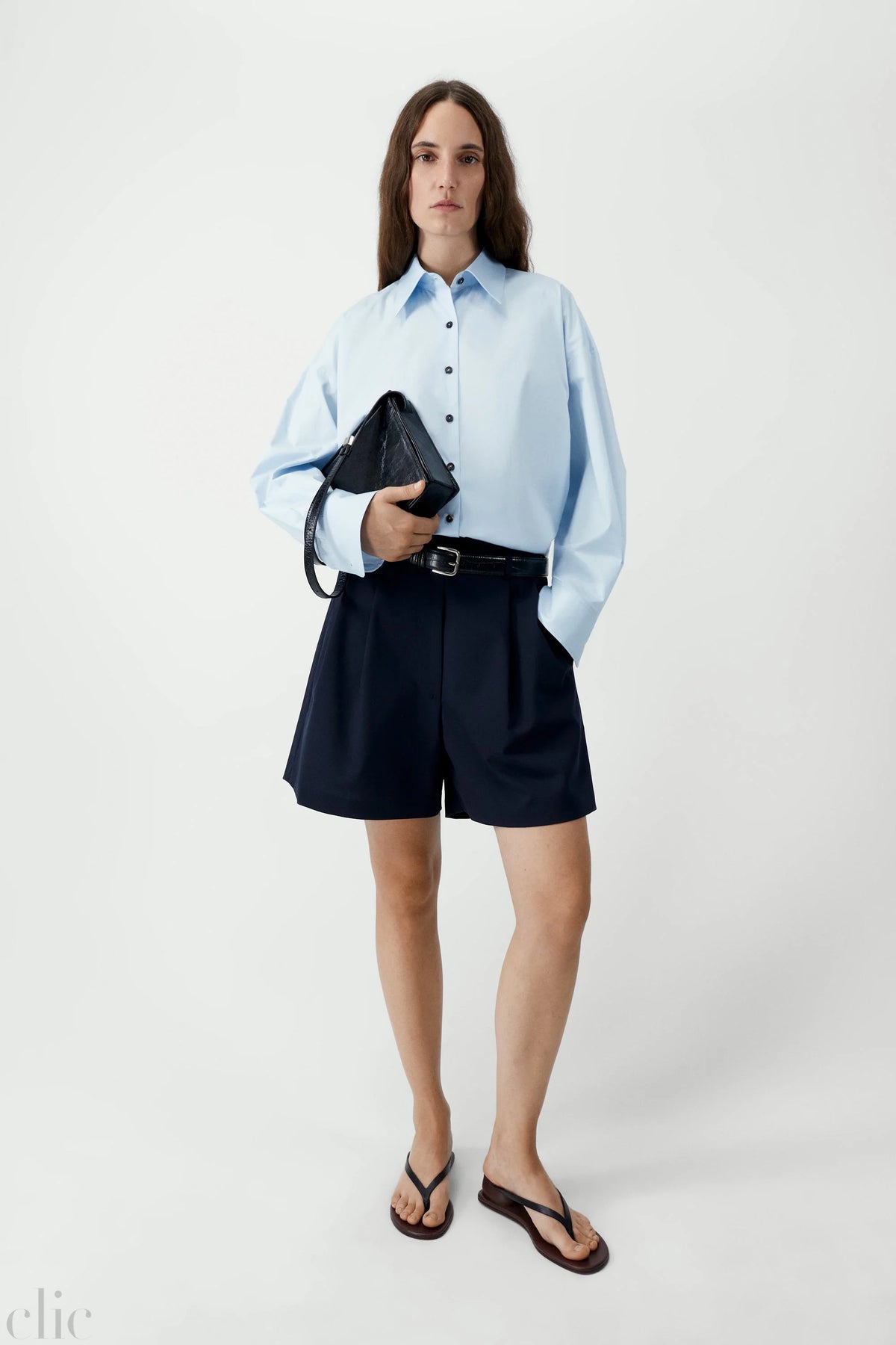Oversized Shirt in Light Blue, from Cordera