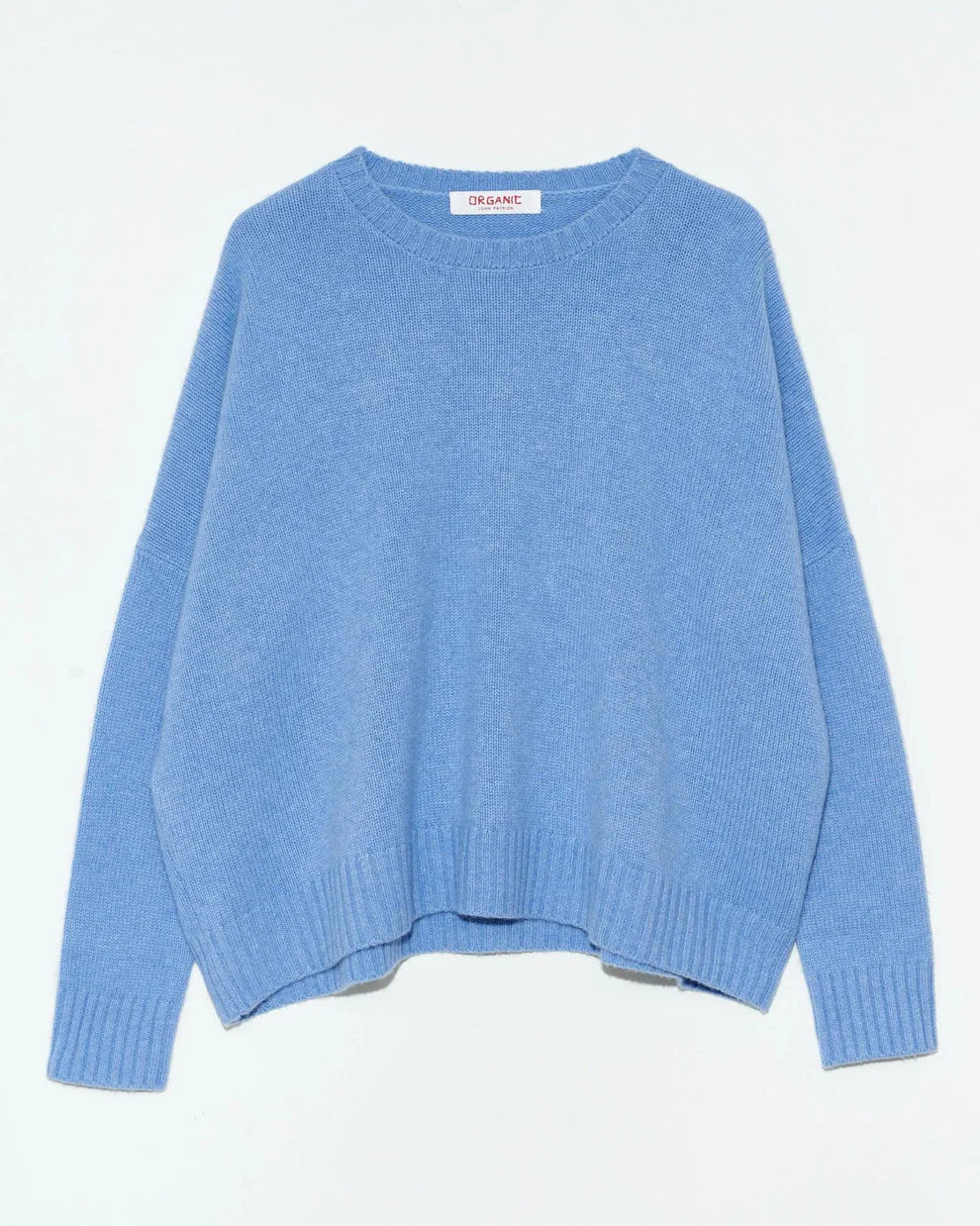 Cashmere Wide Pullover in Cornflower, from Organic by John Patrick