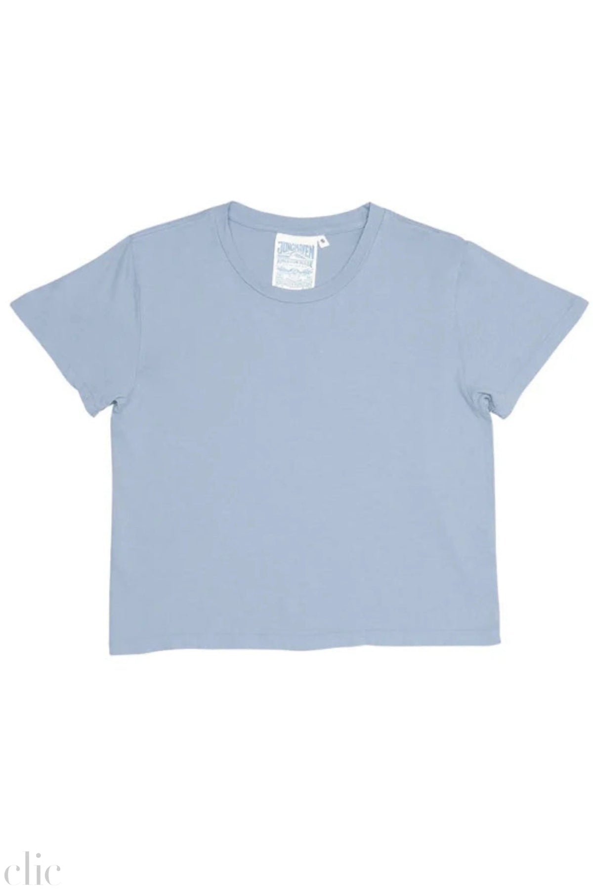 Cropped Ojai Tee in Rain Washed, from Jungmaven