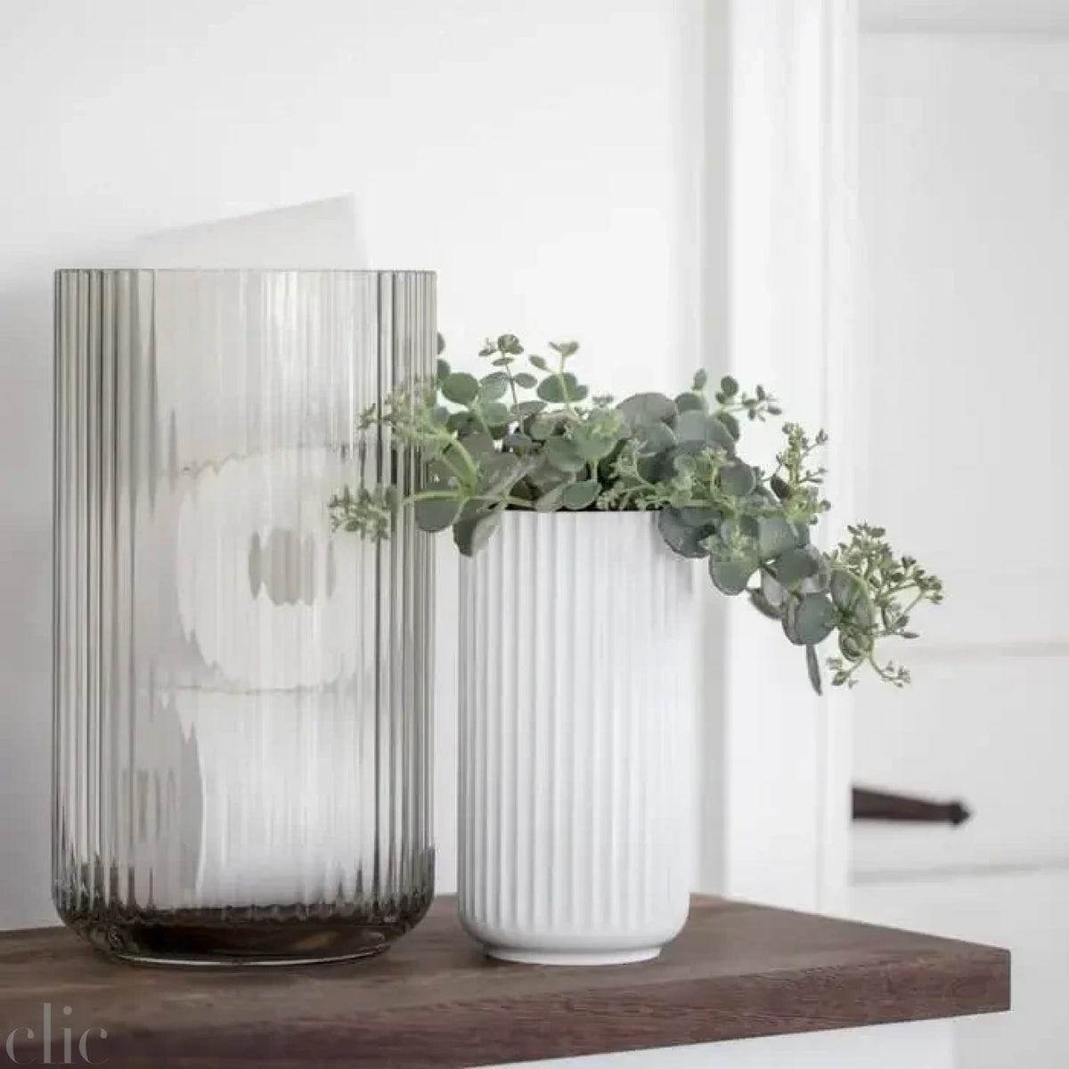 Lyngby Vase 12.2" in White, from Lyngby Porcelaen