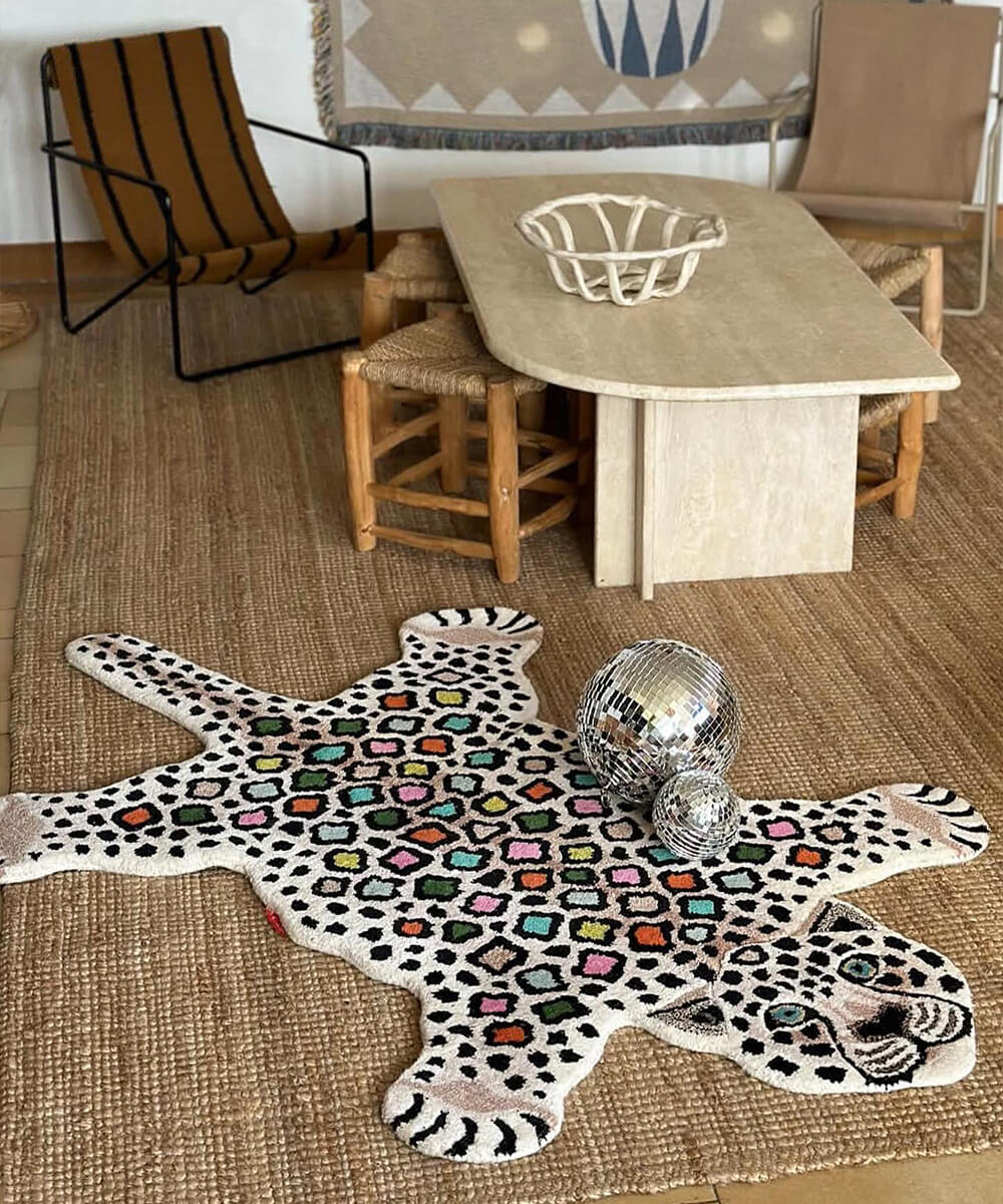 Disco Leopard Rug, from Doing Goods
