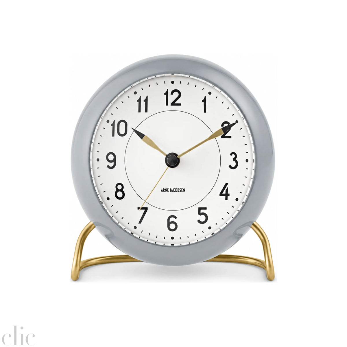 Station Alarm Clock in Grey, from Arne Jacobsen