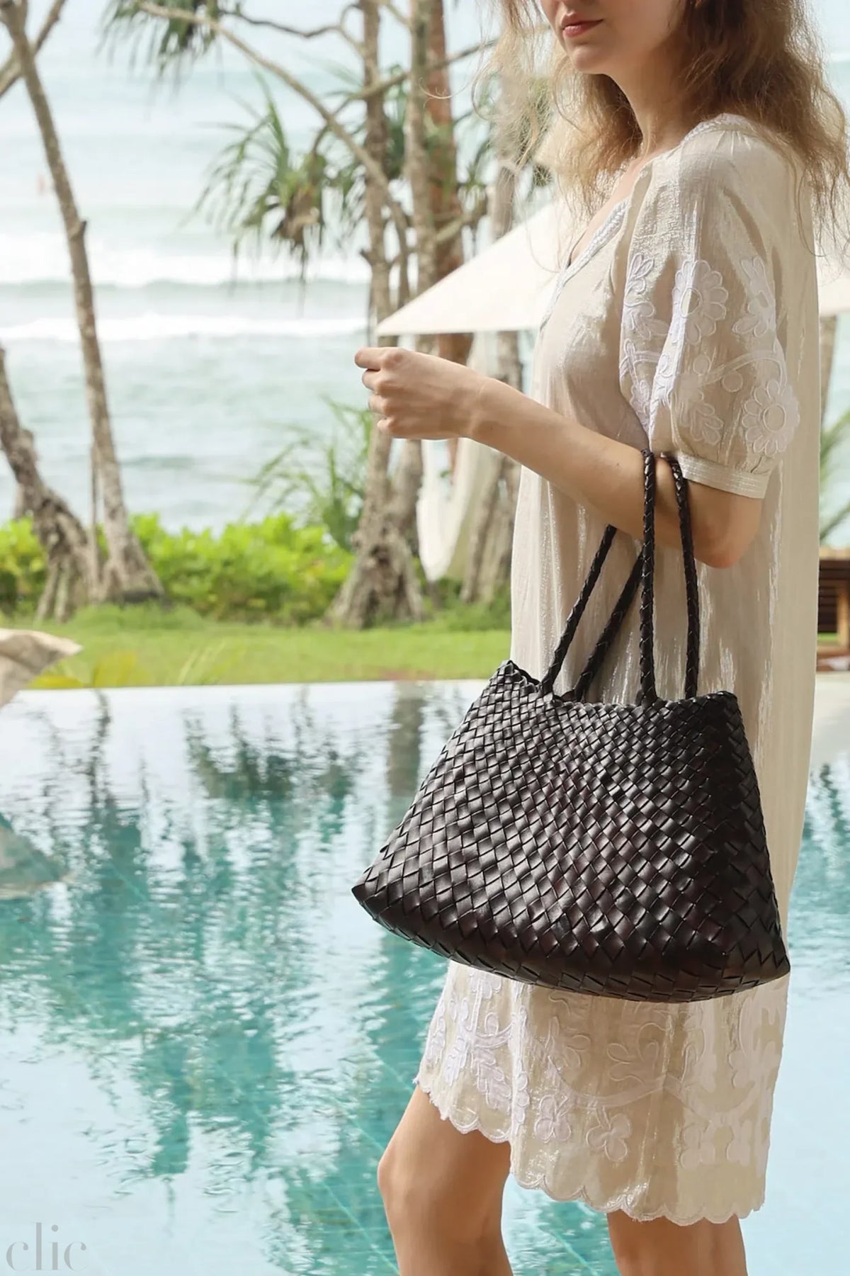 Big Santa Croce Bag in Dark Brown, from Dragon Diffusion