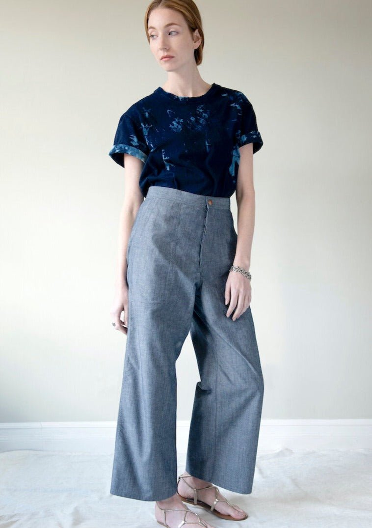 Sailor Pants in RR Stripe, from Uqnatu