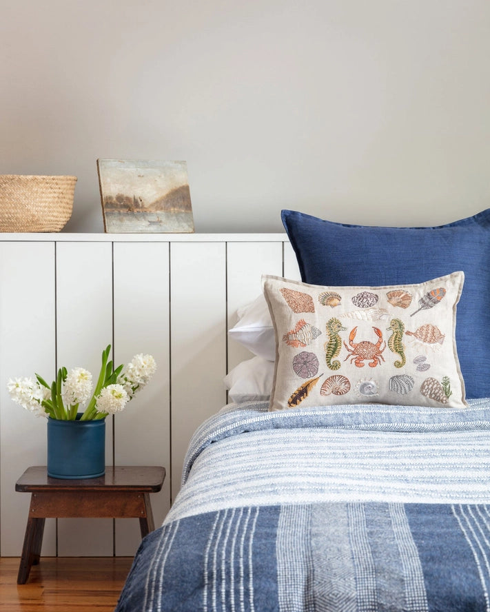 Beach Walk Pillow, from Coral & Tusk