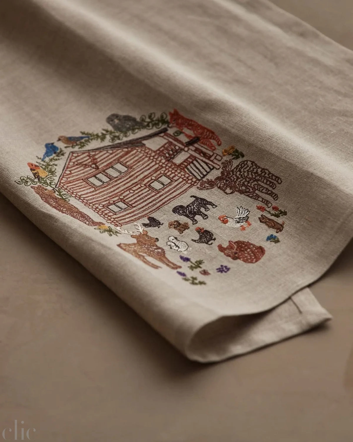 Cabin Life Tea Towel, from Coral & Tusk