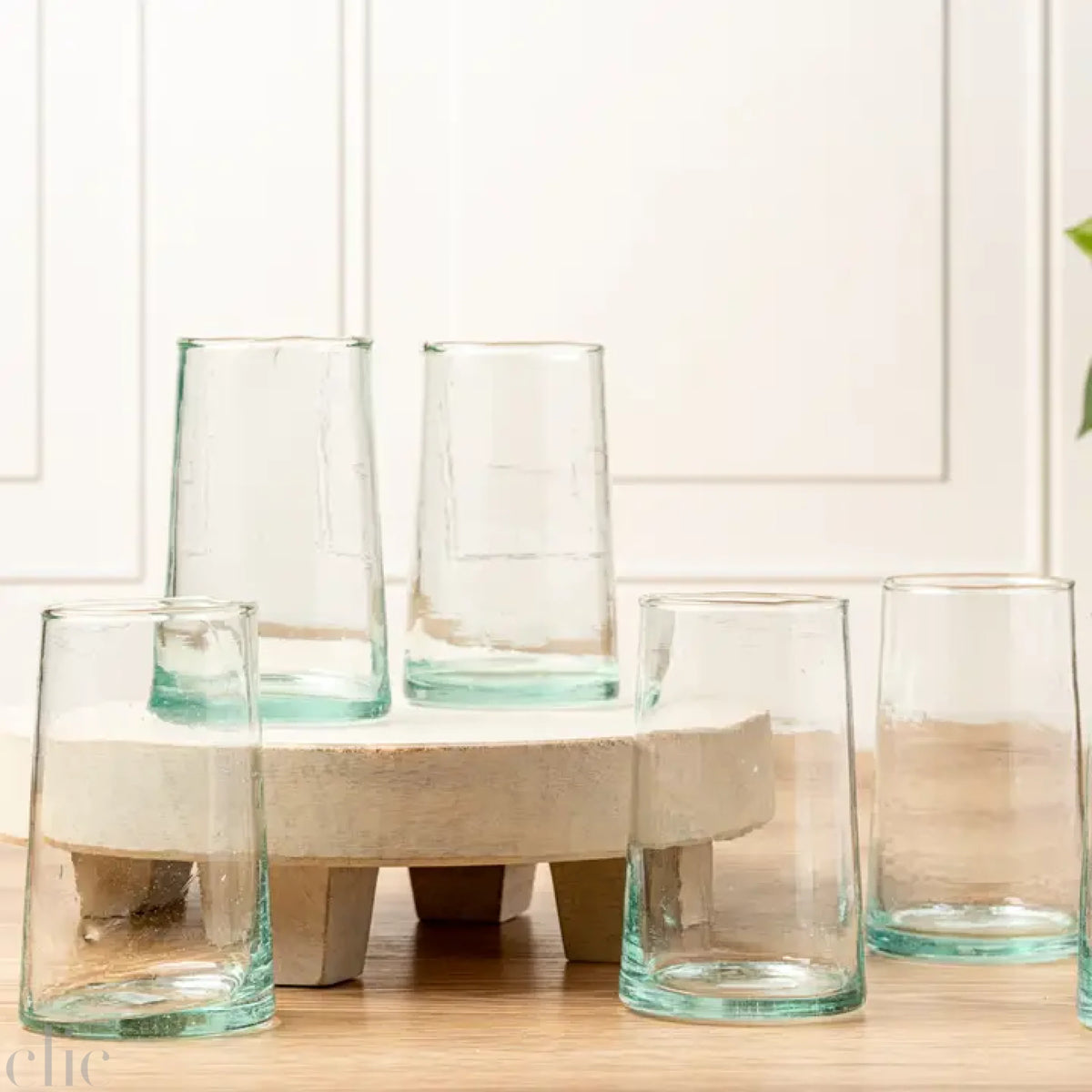 Moroccan Cone Glassware in Clear