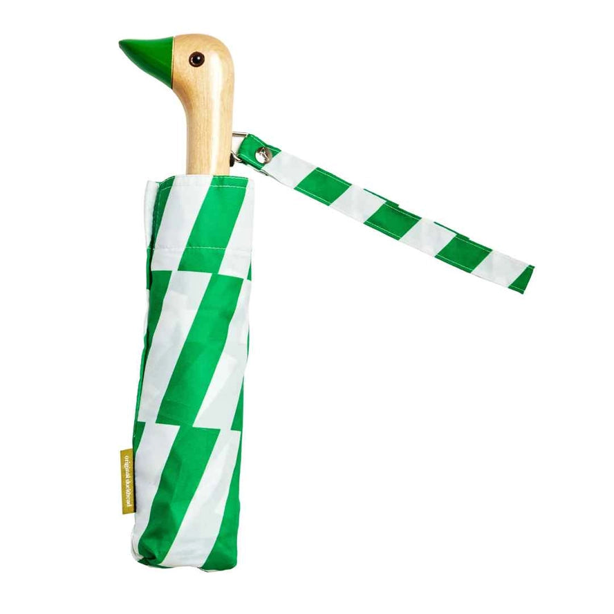 Compact Umbrella in Kelly Bars, from Original Duckhead