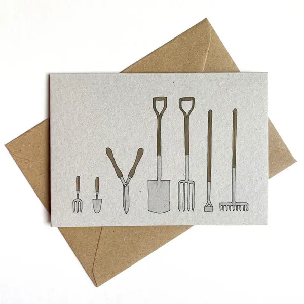 Garden Tools Card