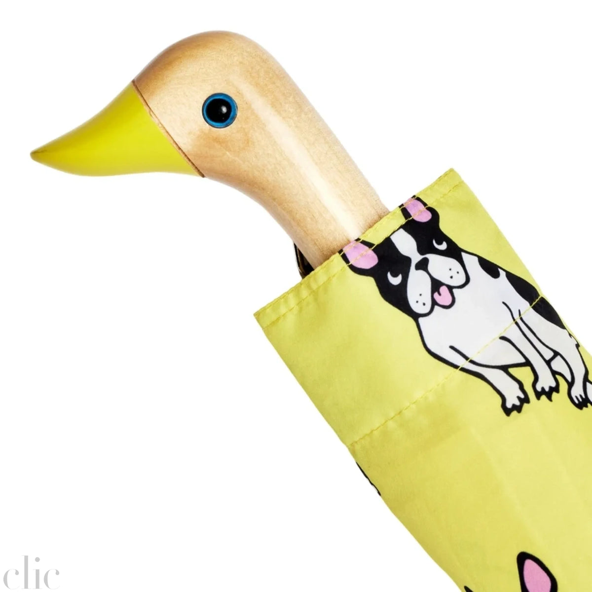 Compact French Bulldog Umbrella in Yellow, from Original Duckhead