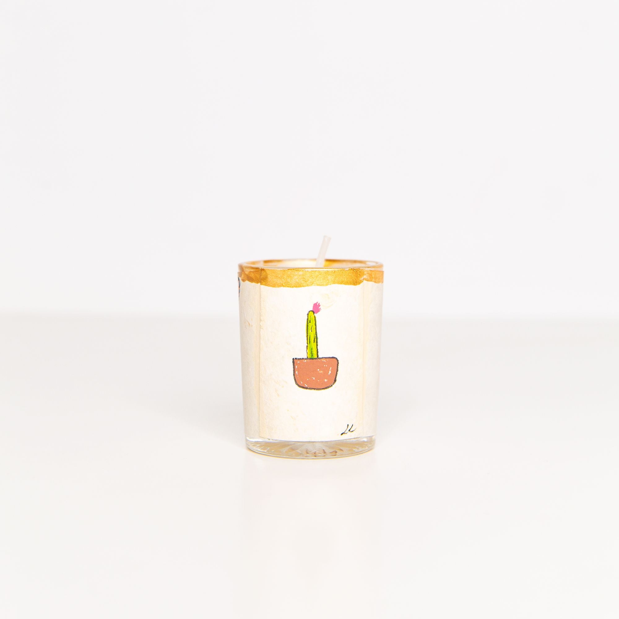 Nopal Cactus Votive Candle, from Riversong
