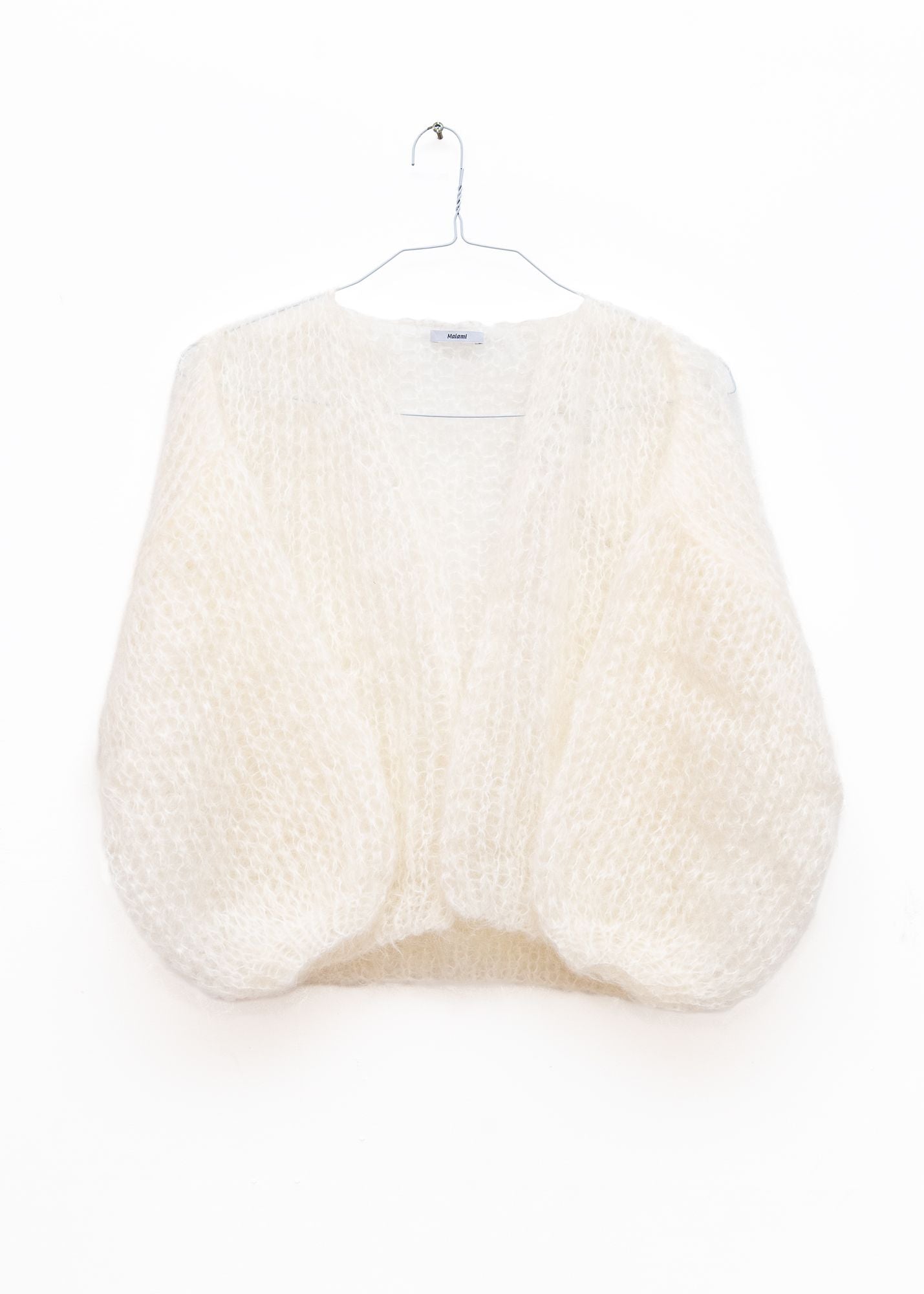 Light Mohair Bomber in Creme, from Maiami
