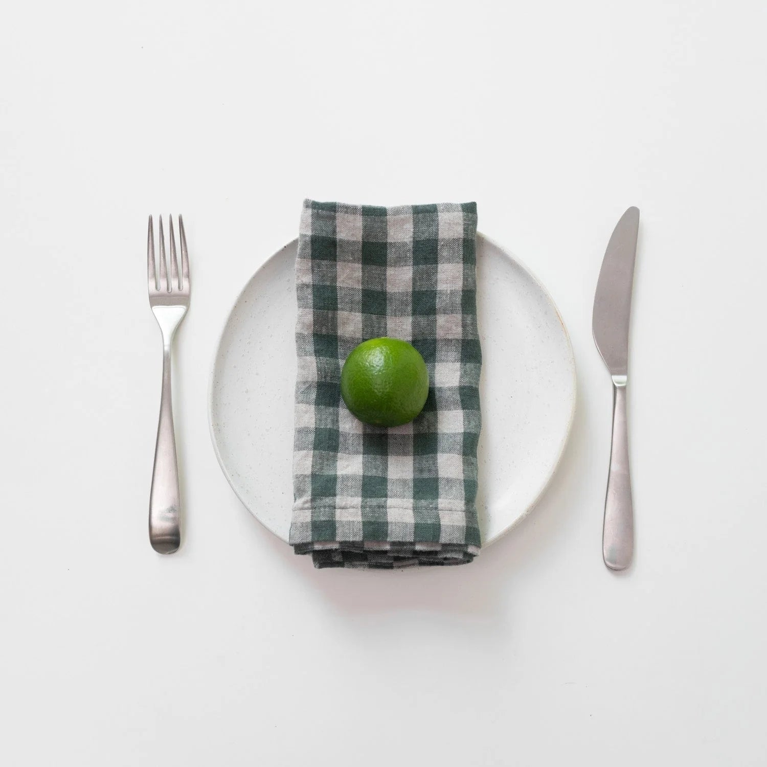 set of 2 Linen Napkins 18x18 in Forest Green, from Linen Tales