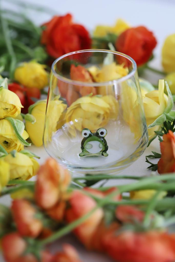 Frog Drinking Glass