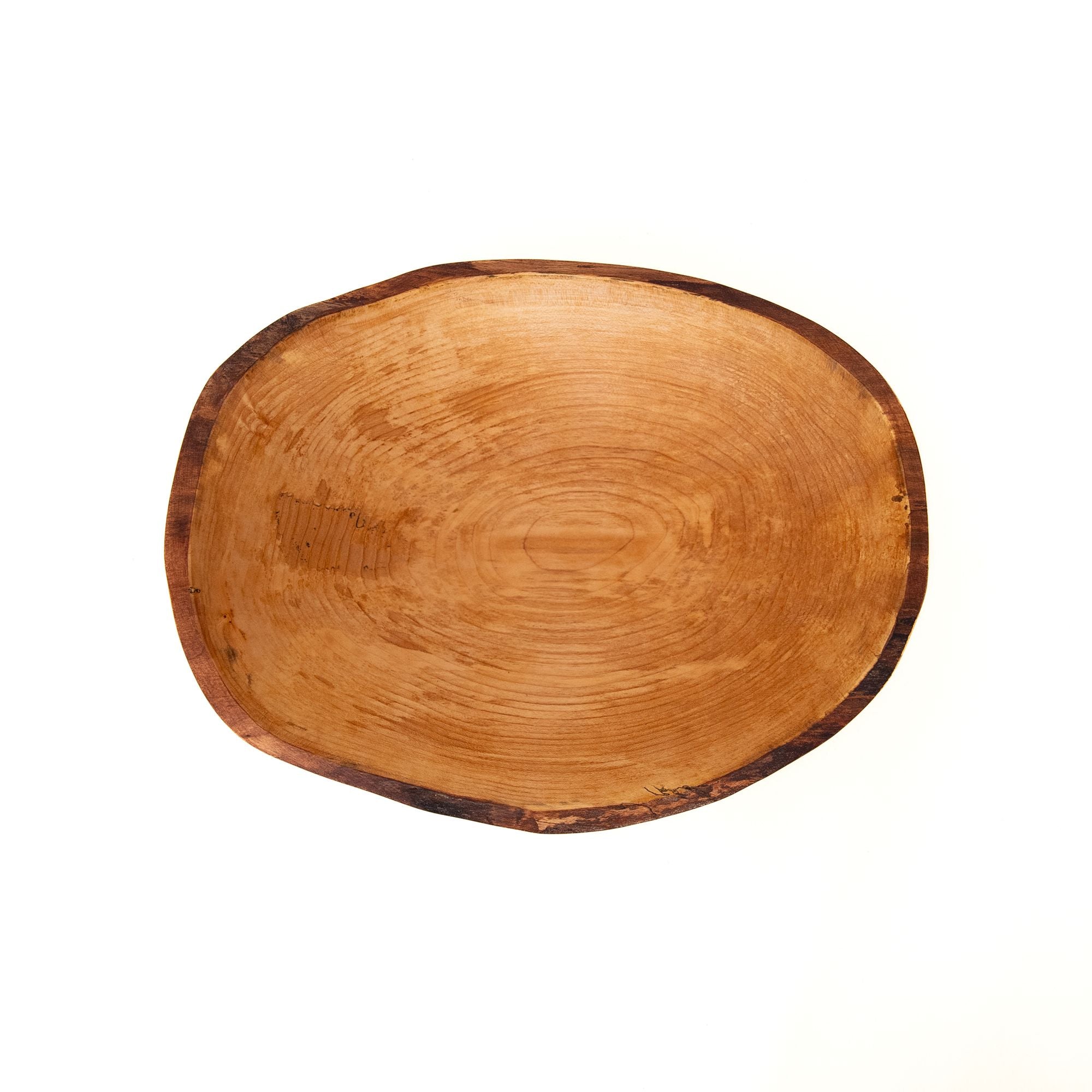 Spalted Oval Maple Bowl, from Petermans