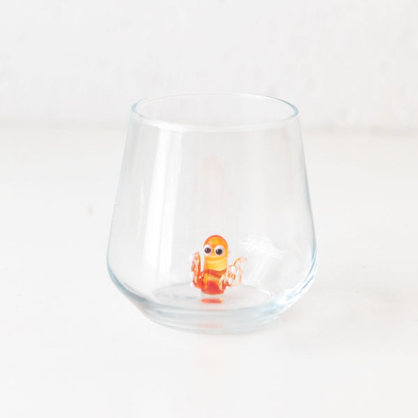 Octopus Drinking glass, from Minizoo