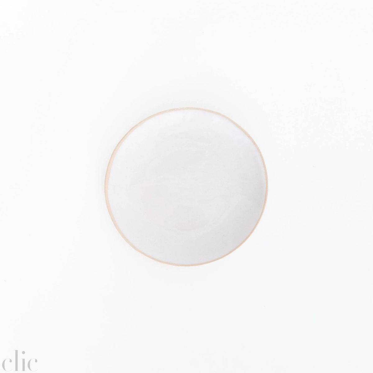 Side Plate in Beach Sand White, from Wonki Ware