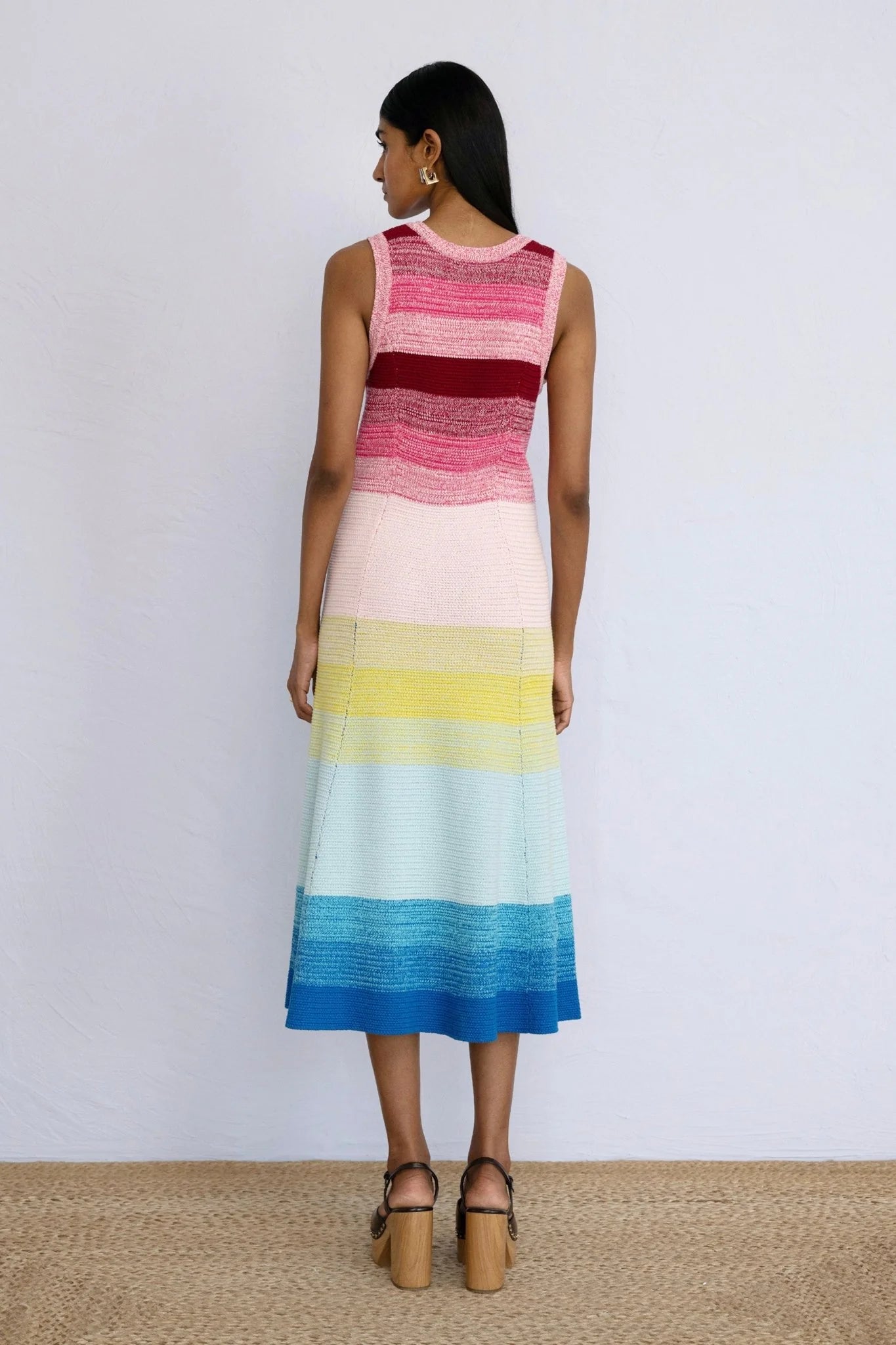 Genoa Dress in Bloom Ombre, from Banjanan