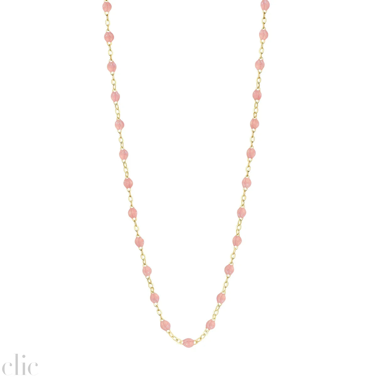 Classic Gigi Blush Necklace, Yellow Gold from Gigi Clozeau