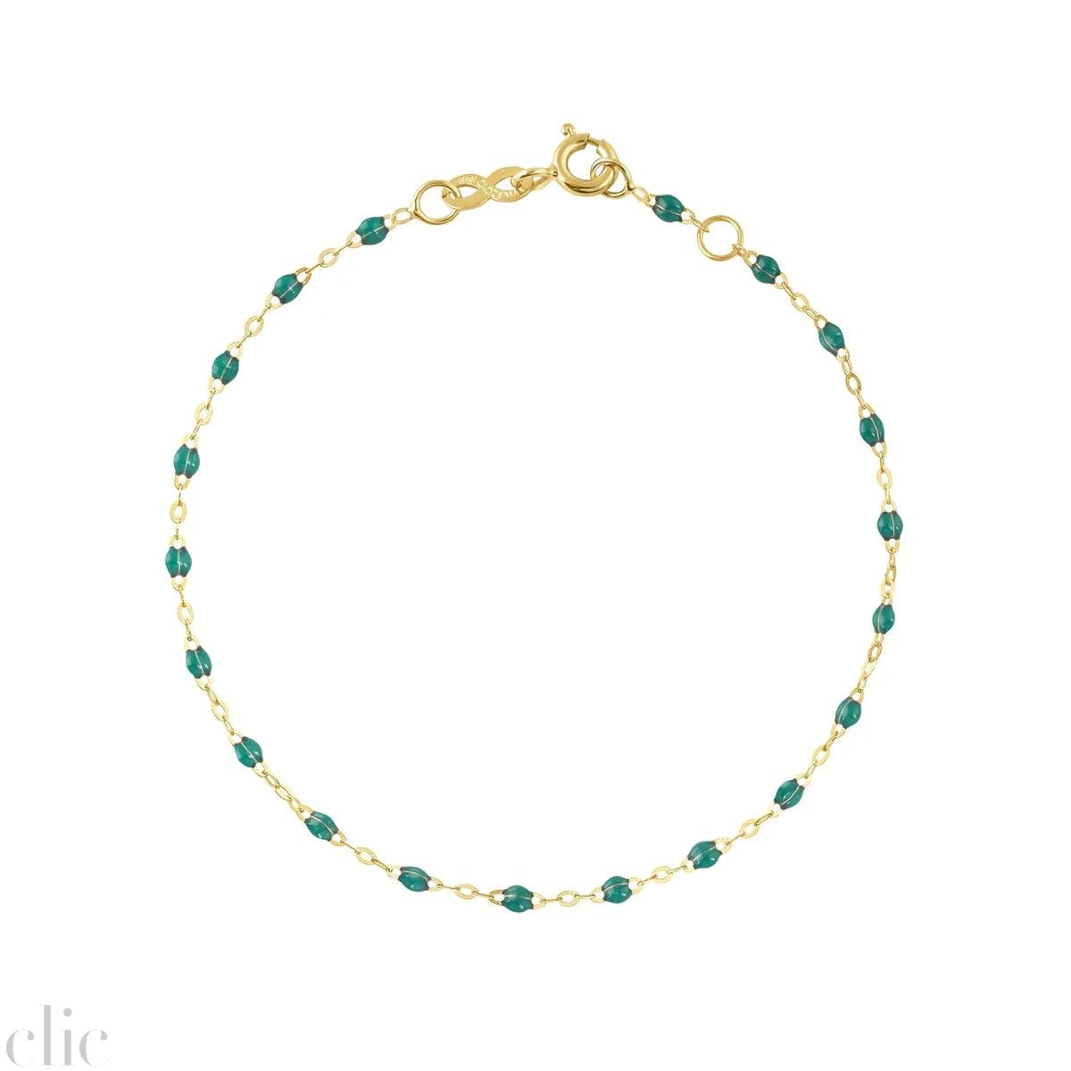 Classic Gigi Emerald Bracelet, Yellow Gold from Gigi Clozeau
