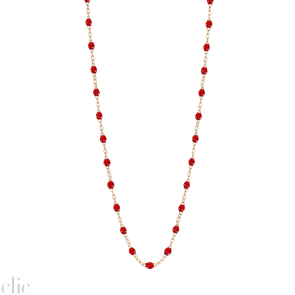 Classic Gigi Ruby necklace, Yellow Gold from Gigi Clozeau