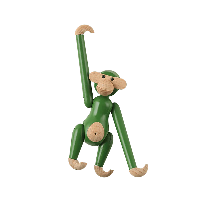 Mini Monkey in Vintage Green, from Kay Bojesen